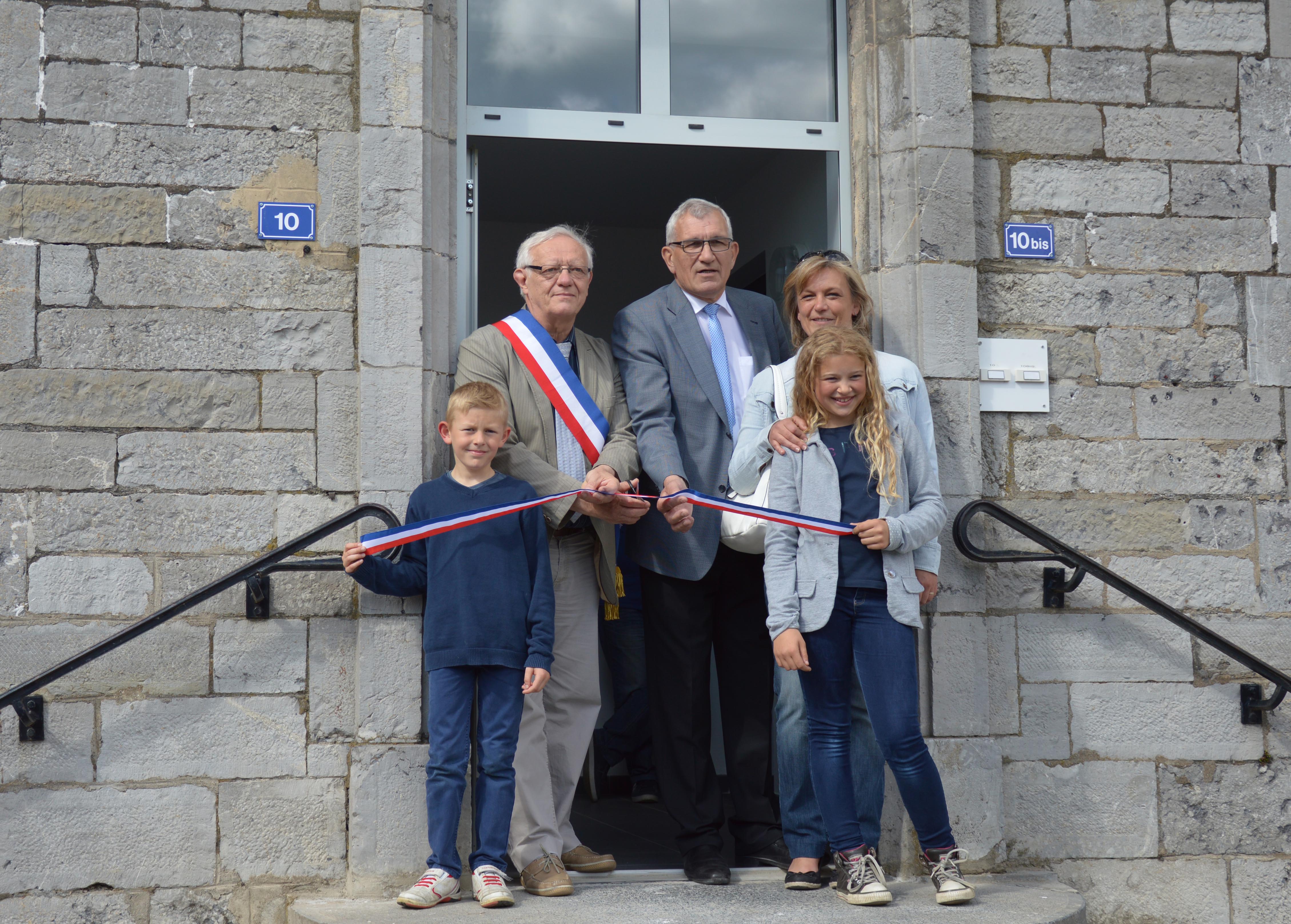 Inauguration des logements Grand Place et Rue Roland Rouleau le 19 mai 2016