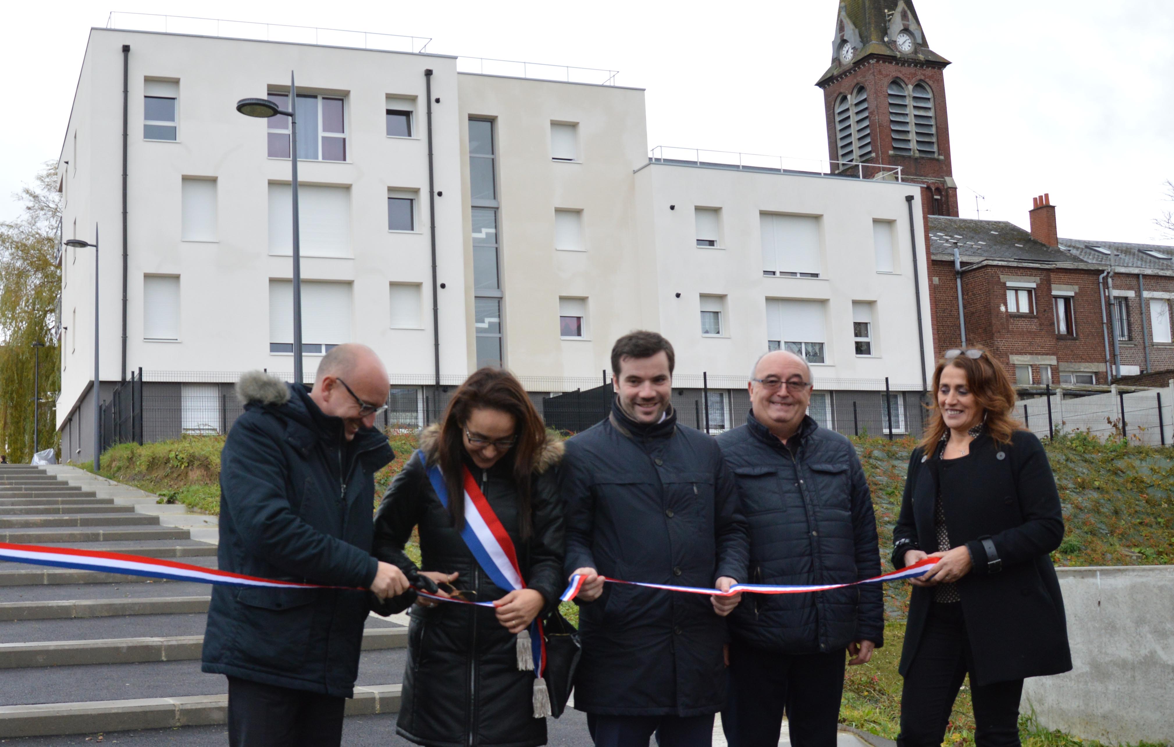 Logement à Louvroil, inauguration de 3 résidences